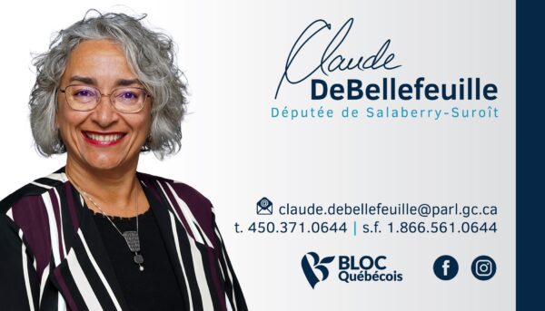 Claude de Bellefeuille, députée de Salaberry-Suroît